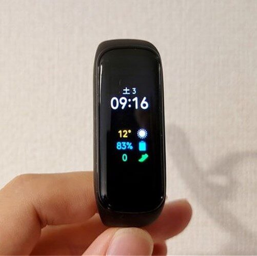 GalaxyFit2時計画面