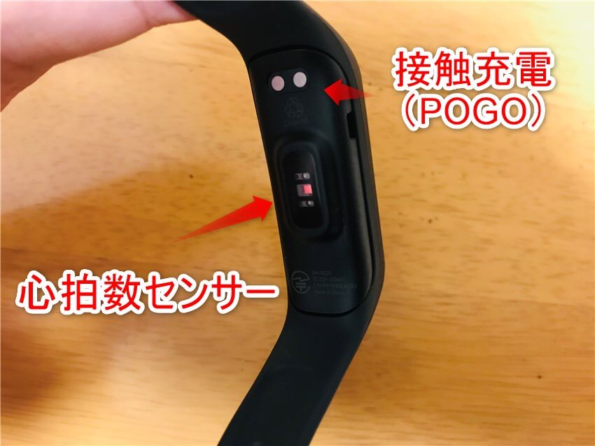 GalaxyFit2背面