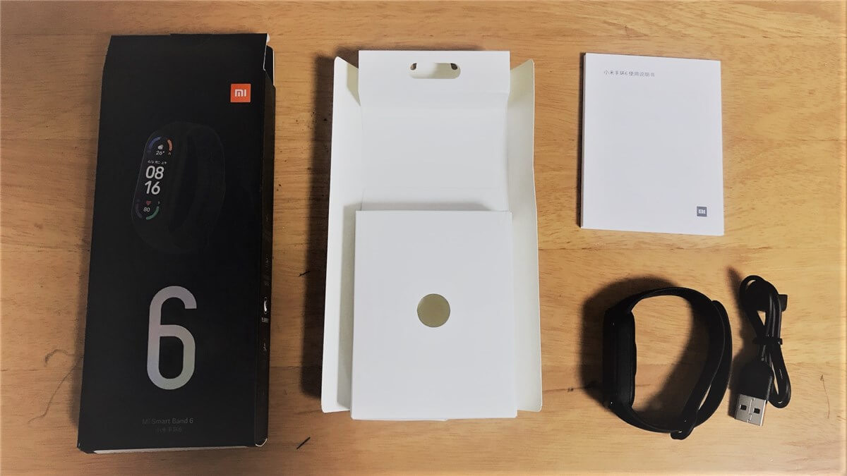 MiBand6梱包物