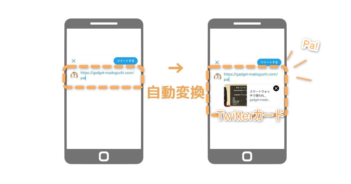 TwitterURL自動変換