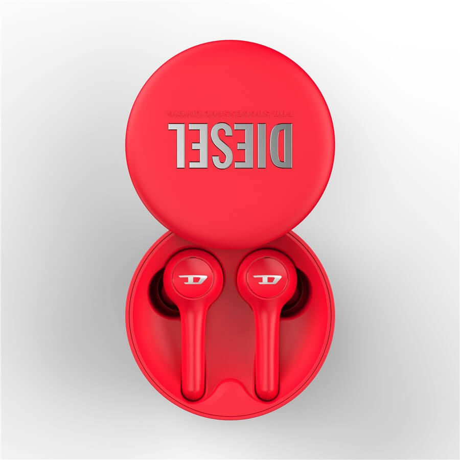 DIESEL TRUE WIRELESS EARBUDS レッド